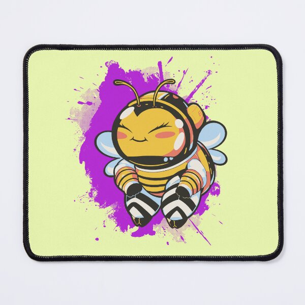 Item preview, Fat cute bee in an astronaut suit designed and sold by Ecmoprints.