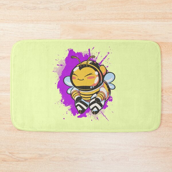 Item preview, Fat cute bee in an astronaut suit designed and sold by Ecmoprints.