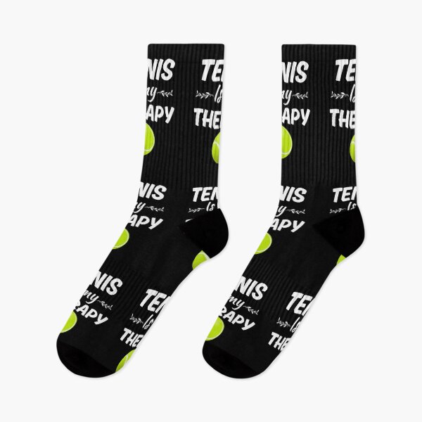 Item preview, Tennis is my therapy, funny tennis friends or tennis instructors saying quote designed and sold by NBSStore.