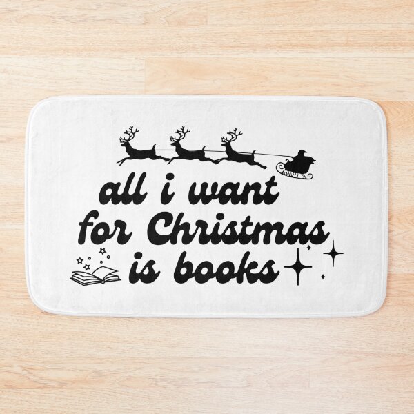Item preview, All I Want For Christmas Is Books designed and sold by BookishHaven.
