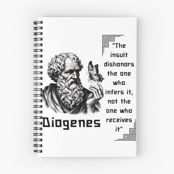 Item preview, Diogenes famous quote for stoicism lovers designed and sold by CachoGlorious.