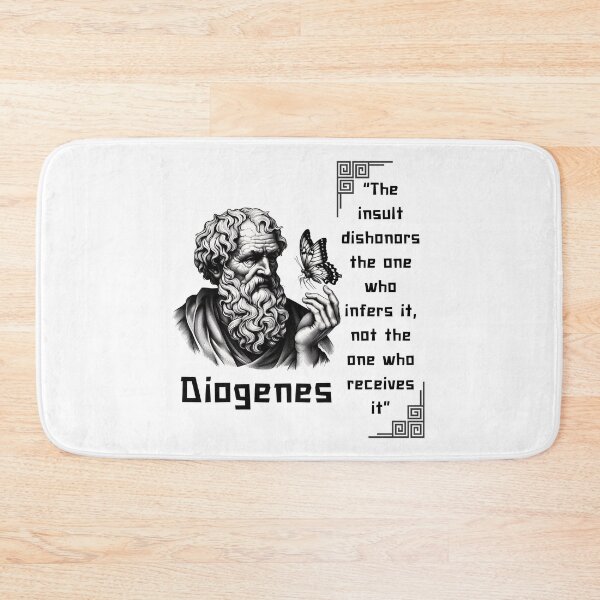 Item preview, Diogenes famous quote for stoicism lovers designed and sold by CachoGlorious.