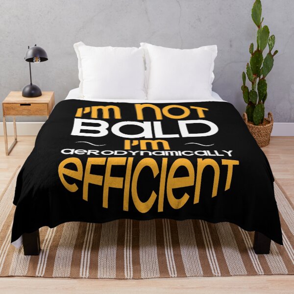 Item preview, Aerodynamic Efficiency: Embracing Baldness designed and sold by Shirtey.