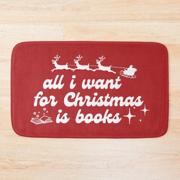 Item preview, All I Want For Christmas Is Books designed and sold by BookishHaven.