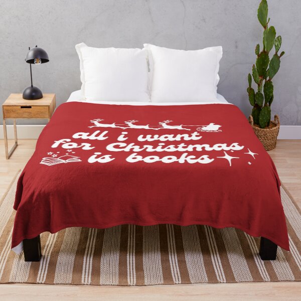 Item preview, All I Want For Christmas Is Books designed and sold by BookishHaven.