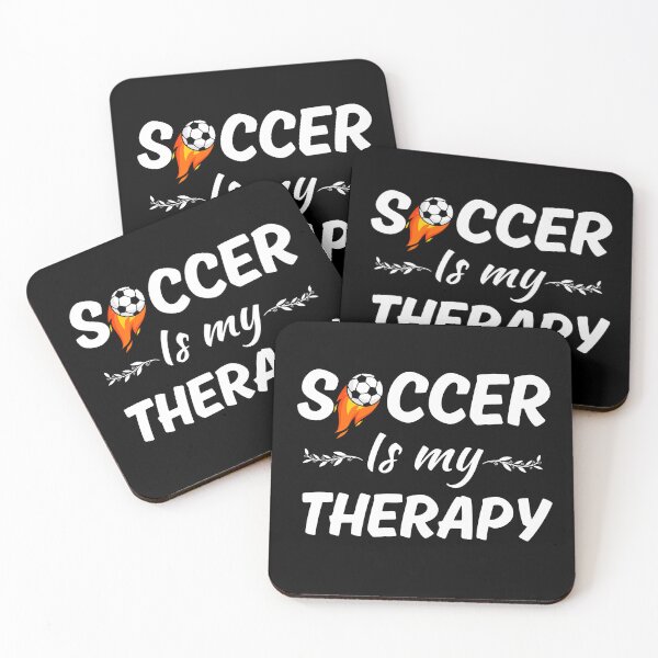 Item preview, Soccer is my therapy, funny european football or soccer game enthusiast hobby designed and sold by NBSStore.