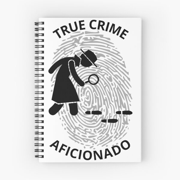 Item preview, True Crime Aficionado designed and sold by DebbieDoesBooks.