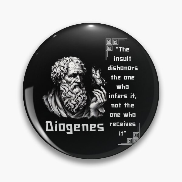 Item preview, Diogenes famous quote for stoicism lovers designed and sold by CachoGlorious.