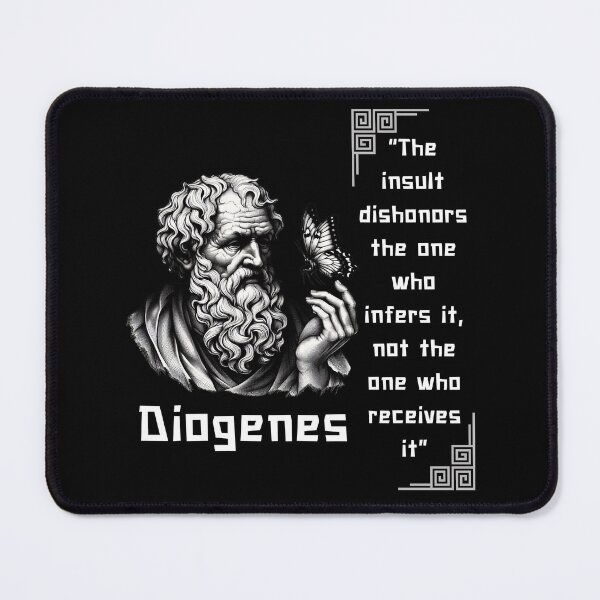 Item preview, Diogenes famous quote for stoicism lovers designed and sold by CachoGlorious.