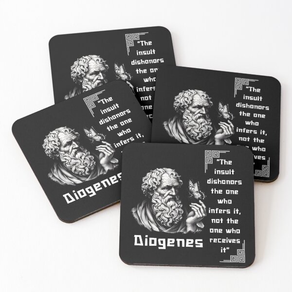 Item preview, Diogenes famous quote for stoicism lovers designed and sold by CachoGlorious.