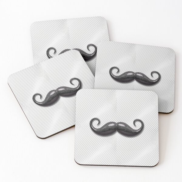 Item preview, Carbon Silky Stache designed and sold by Quark-Up-Fiber.