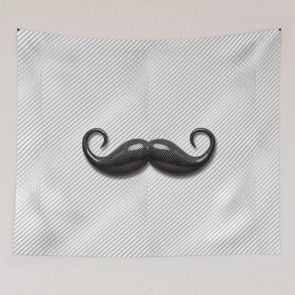 Item preview, Carbon Silky Stache designed and sold by Quark-Up-Fiber.