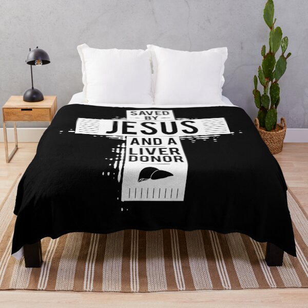 Item preview, Saved by Jesus and a Liver Donor designed and sold by Shirtey.
