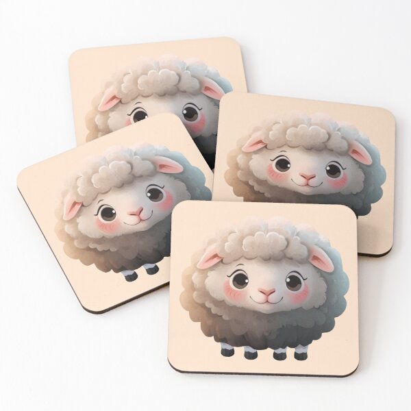 Item preview, Fluffy sheep designed and sold by ElderDruidArt.