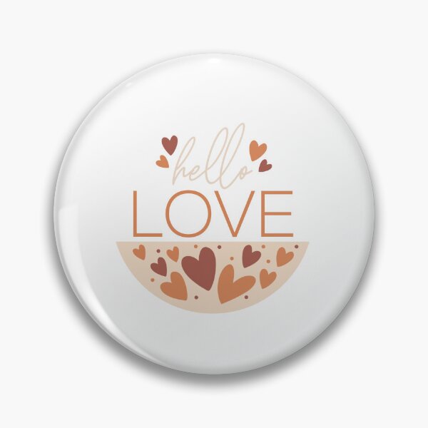 Item preview, Earthy Love: Hello Design with Heartfelt Colors designed and sold by Art-shia.