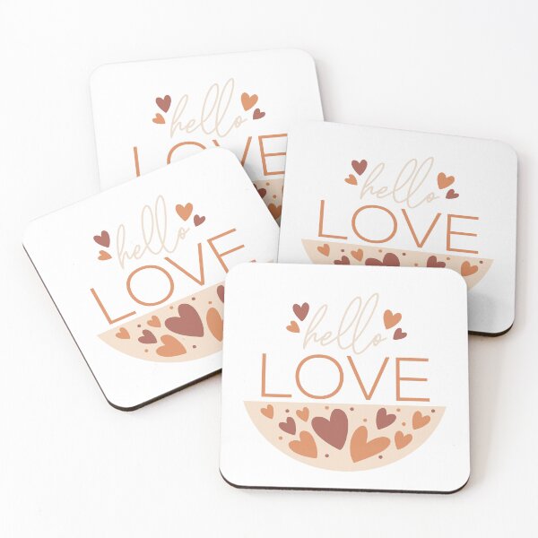 Item preview, Earthy Love: Hello Design with Heartfelt Colors designed and sold by Art-shia.
