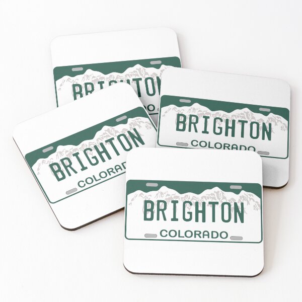 Item preview, Brighton Colorado License Plate designed and sold by Decal Mania.
