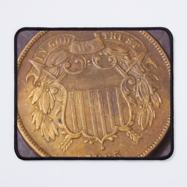 Item preview, 1865 Two Cent Piece AU Details Cleaned designed and sold by coinsxcrochet.