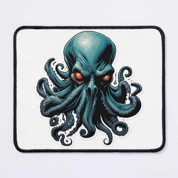 Item preview, Menacing Looking Blue Octopus designed and sold by UtterLegends.