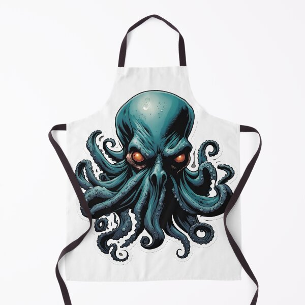 Item preview, Menacing Looking Blue Octopus designed and sold by UtterLegends.