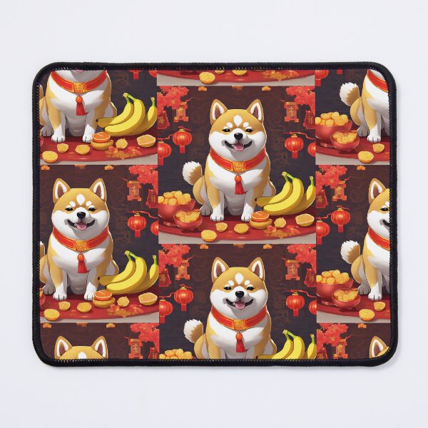 Item preview, Chinese New Year lovely shiba dogs lucky Wealthy, prosperous and happy. designed and sold by nimnaree.