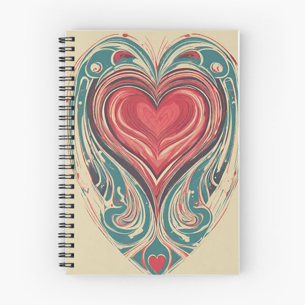 Item preview, RETRO ABSTRACT HEART DESIGN designed and sold by asudesign.