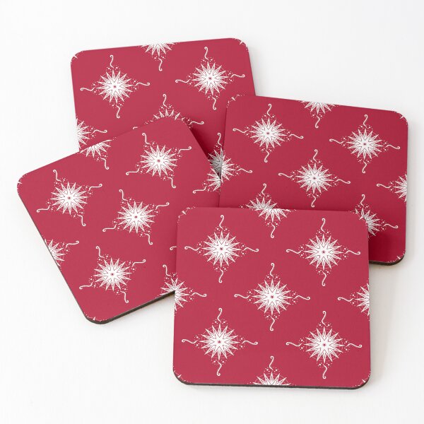 Item preview, White Ribbons and Stars on Red Co-ordinate designed and sold by KathyLav.