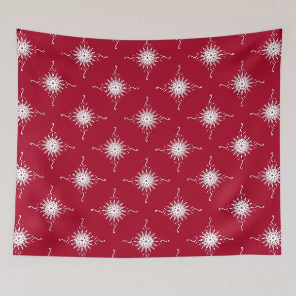 Item preview, White Ribbons and Stars on Red Co-ordinate designed and sold by KathyLav.