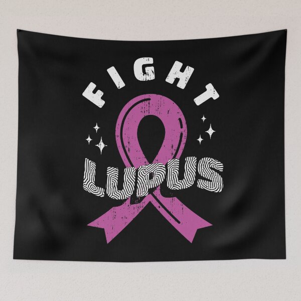 Item preview, Lupus Warrior: Purple Ribbon Pride designed and sold by Shirtey.