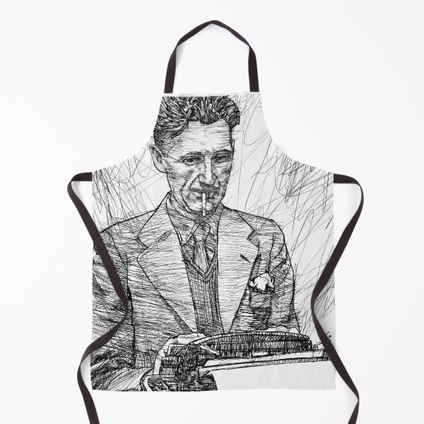 Item preview, GEORGE ORWELL ink portrait .2 designed and sold by lautir.