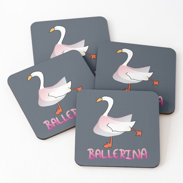 Item preview, Cute ballerina swan in pink designed and sold by fluffyfamcraft.