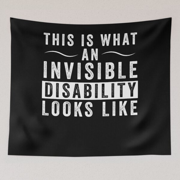 Item preview, Invisible Disability Warrior Tribute designed and sold by Shirtey.