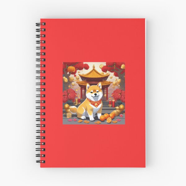 Item preview, Chinese New Year lovely shiba dogs lucky Wealthy, prosperous and happy. designed and sold by nimnaree.
