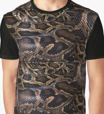 Python - leather - background Graphic T-Shirt