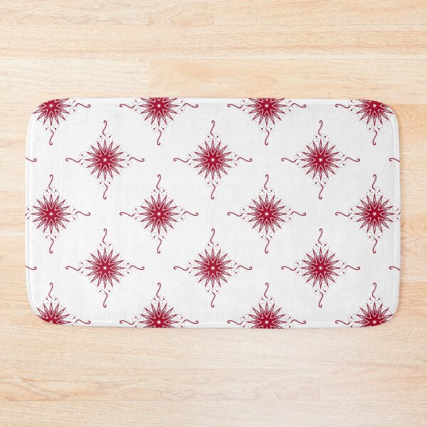 Item preview, Red Ribbons and Stars on White Co-ordinate designed and sold by KathyLav.