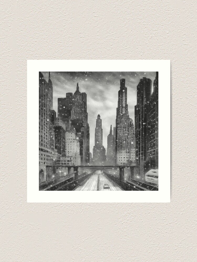 Thumbnail 1 of 3, Art Print, NYC-B-001 designed and sold by philjarry.