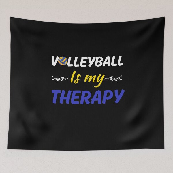 Item preview, Volleyball is my therapy, funny volleyball player training designed and sold by NBSStore.