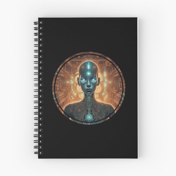 Item preview, Techno God, Cyberpunk Deity, Unique Design designed and sold by Burn-Ego.