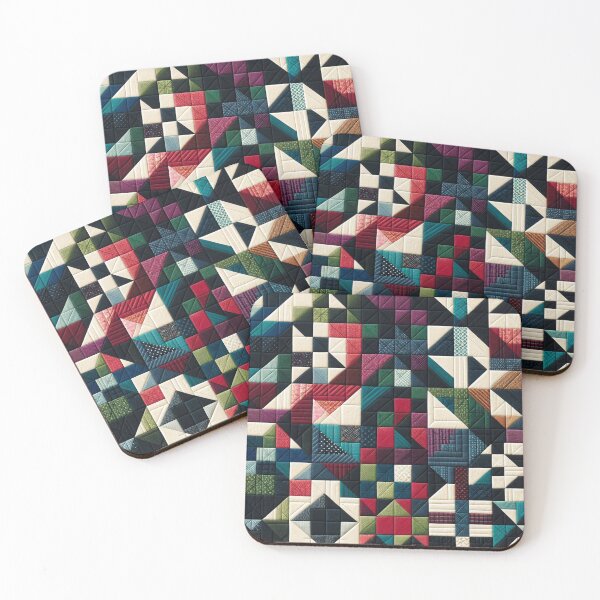 Item preview, Amish Style Patchwork Quilt Pattern designed and sold by PinUpPizzazz.