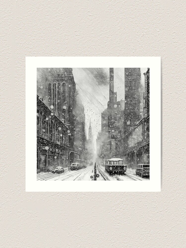 Thumbnail 1 of 3, Art Print, NYC-B-008 designed and sold by philjarry.