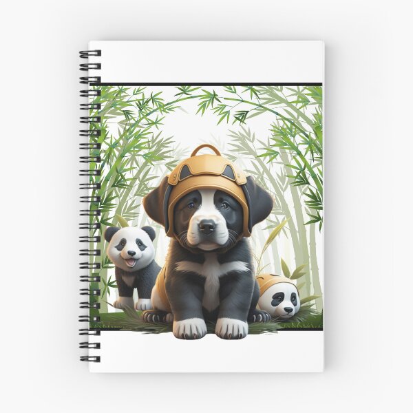 Item preview, "Labrador Pup & Pandas: Cute Combo! ?? designed and sold by Lahate.