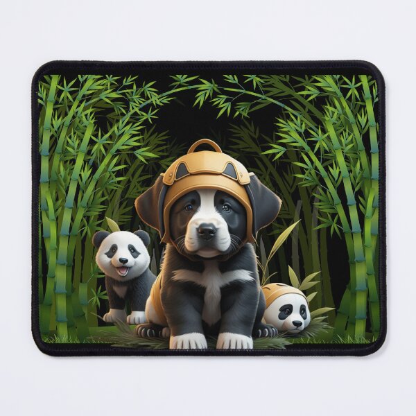 Item preview, "Labrador Pup & Pandas: Cute Combo! ?? designed and sold by Lahate.