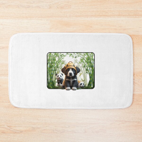 Item preview, "Labrador Pup & Pandas: Cute Combo! ?? designed and sold by Lahate.