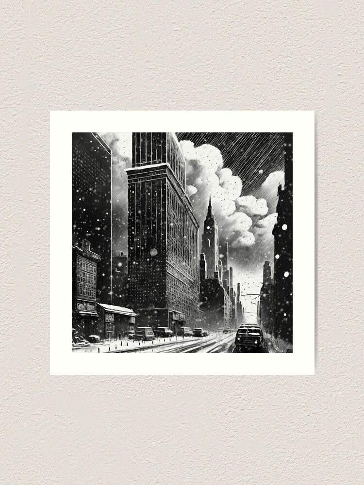 Thumbnail 1 of 3, Art Print, NYC-B-013 designed and sold by philjarry.