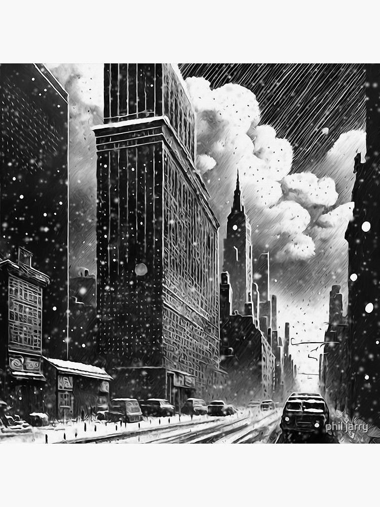 Thumbnail 3 of 3, Art Print, NYC-B-013 designed and sold by philjarry.