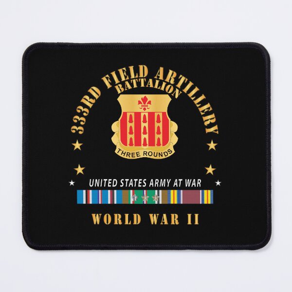 Item preview, DUI - 333rd Field Artillery Battalion - DUI - US Army at War - EUR SVC WWII X 300 designed and sold by Military Insignia Products.