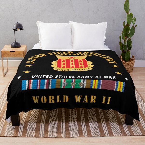 Item preview, DUI - 333rd Field Artillery Battalion - DUI - US Army at War - EUR SVC WWII X 300 designed and sold by Military Insignia Products.