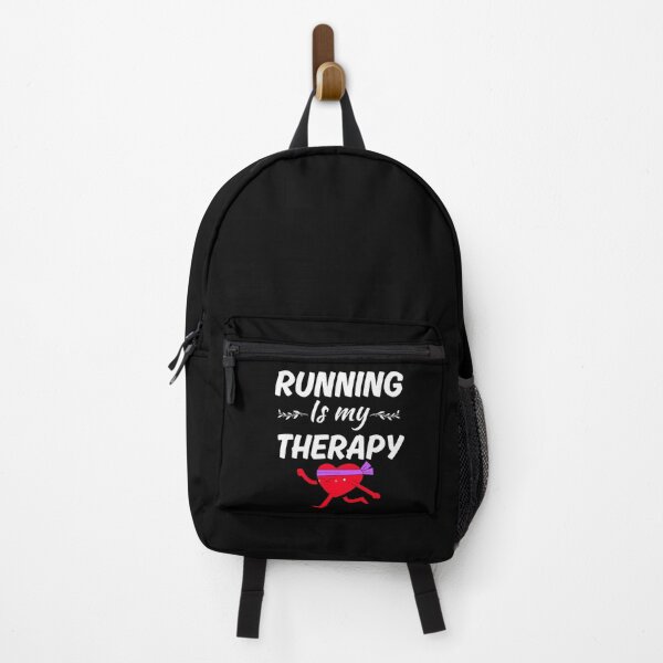 Item preview, Running is my therapy, funny running lifestyle love and enthusiast, cardio lovers designed and sold by NBSStore.