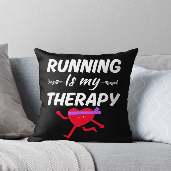 Item preview, Running is my therapy, funny running lifestyle love and enthusiast, cardio lovers designed and sold by NBSStore.