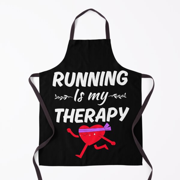 Item preview, Running is my therapy, funny running lifestyle love and enthusiast, cardio lovers designed and sold by NBSStore.